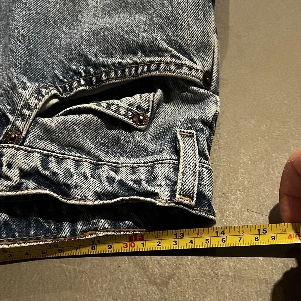 Vintage Levi's 550‎ Husky Orange Tab Denim Jeans 31x27 Paper Tag